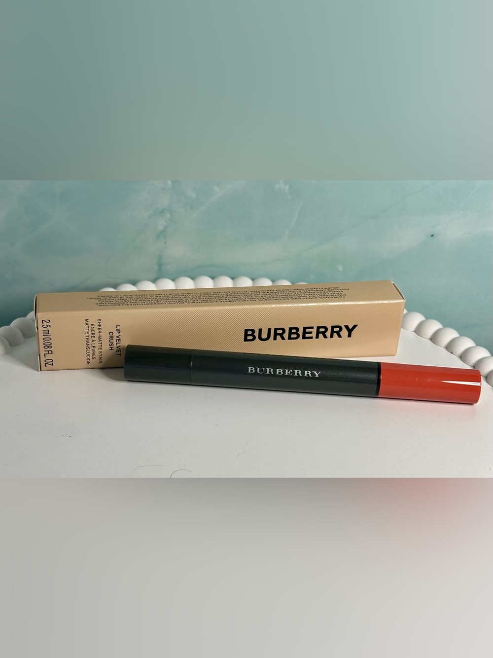 Burberry Lip Velvet Crush Copper Pink 2.5ml Matte Stain MSRP $45 | NIB